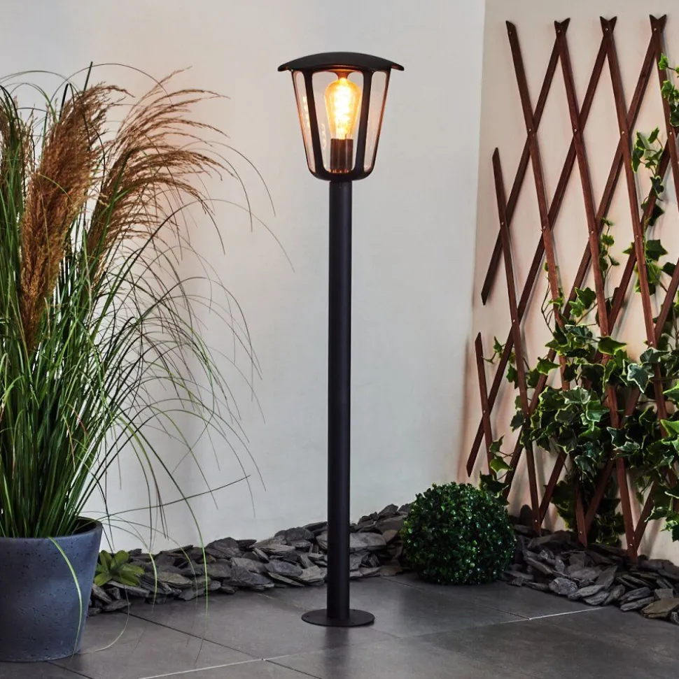 Borne Lumineuse Venneshamm Noir, 1 Lumiere