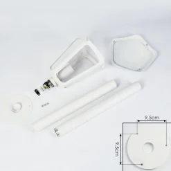Borne Lumineuse Venneshamm Blanc, 1 Lumiere