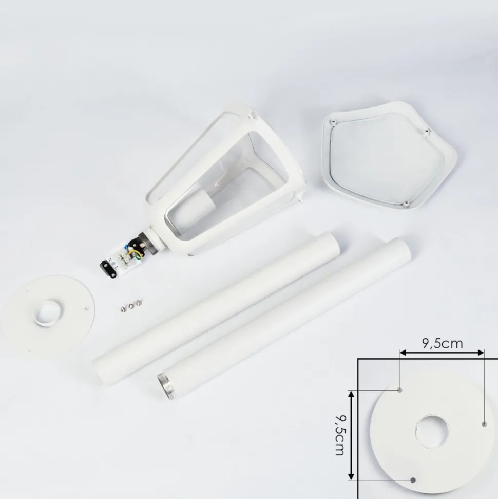 Borne Lumineuse Venneshamm Blanc, 1 Lumiere