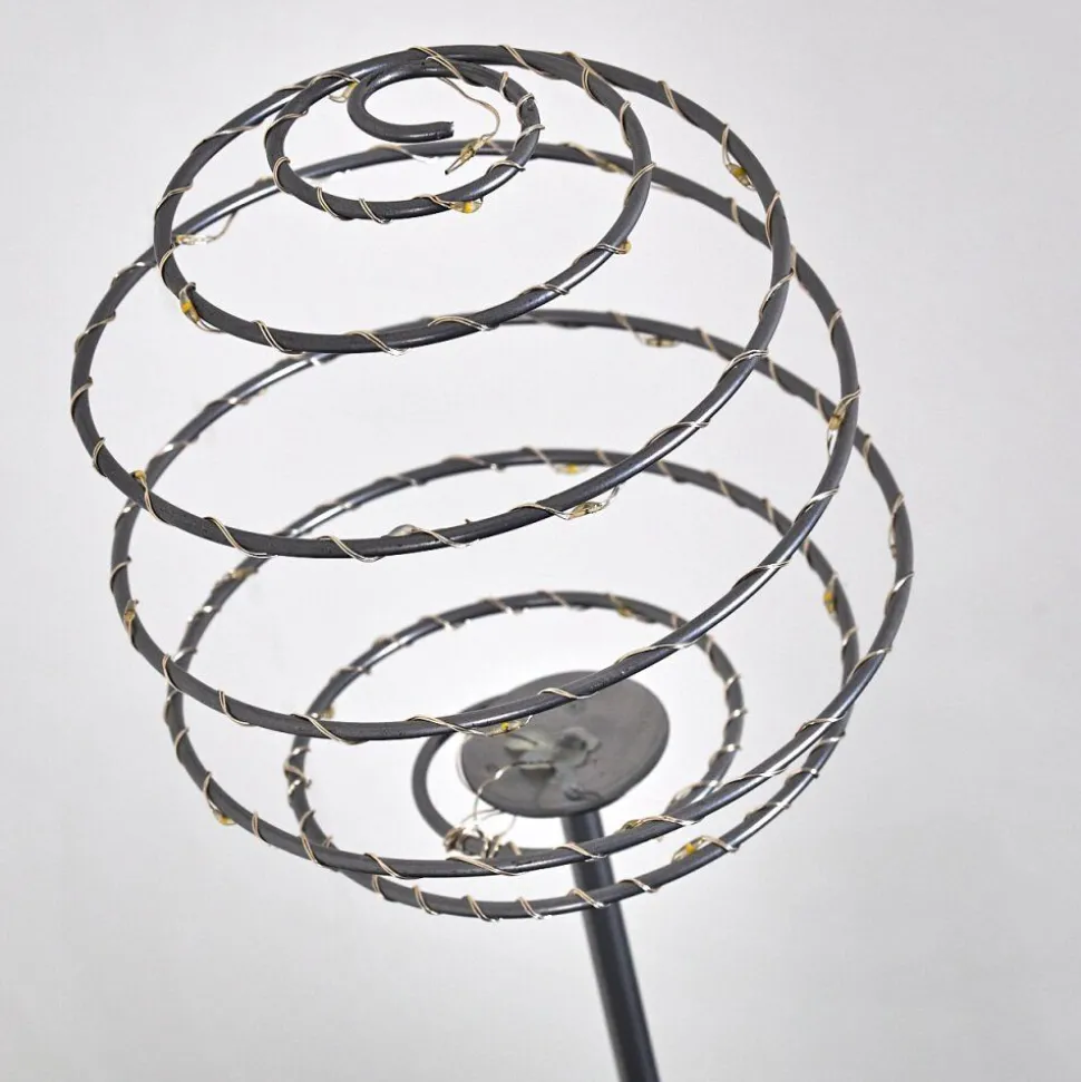 Borne Lumineuse Zermatt Led Argente, 28 Lumieres