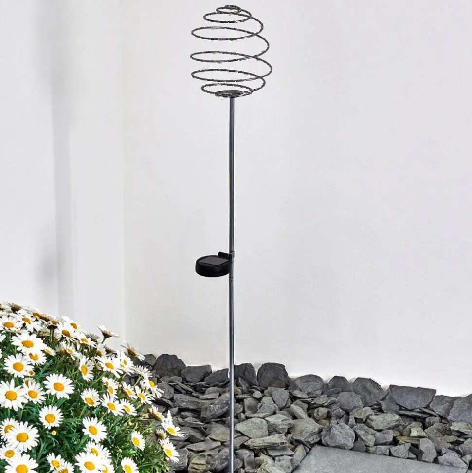 Borne Lumineuse Zermatt Led Argente, 28 Lumieres