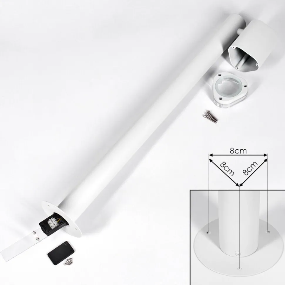 Borne Lumineuseamyton Blanc, 1 Lumiere