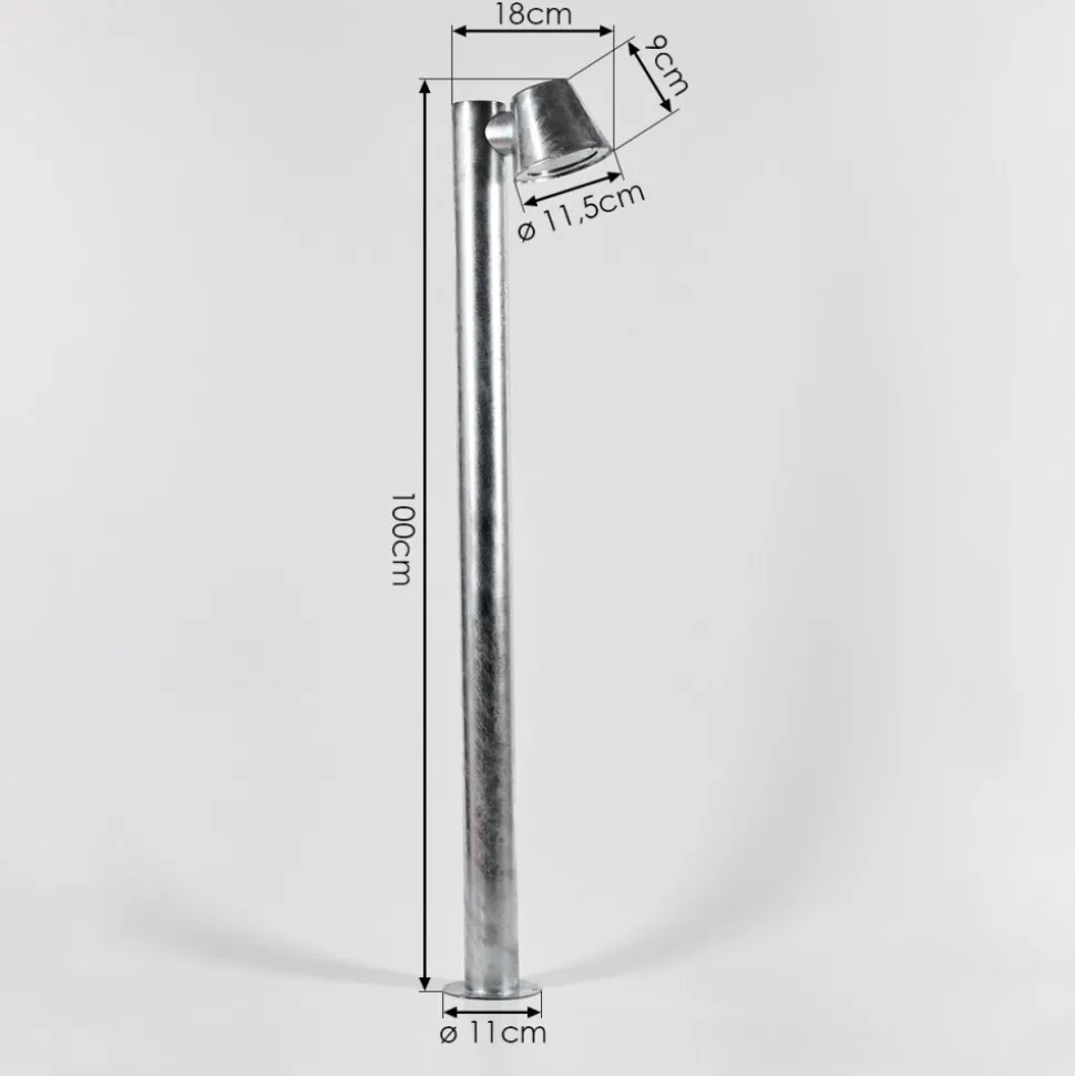 Borne Lumineusecook Acier Inoxydable, Zingue, 1 Lumiere