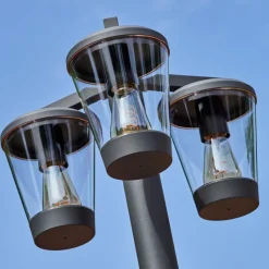 Borne Lumineuseeloida Anthracite, 3 Lumieres