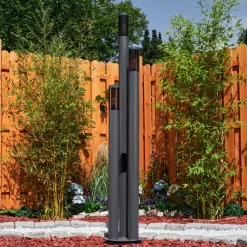 Borne Lumineusegaborone Anthracite, 3 Lumieres