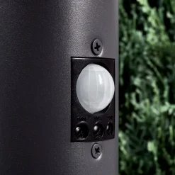 Borne Lumineusegaborone Anthracite, 1 Lumiere, Detecteur De Mouvement
