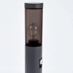Borne Lumineusegaborone Anthracite, 1 Lumiere, Detecteur De Mouvement