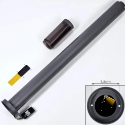 Borne Lumineusegaborone Anthracite, 1 Lumiere