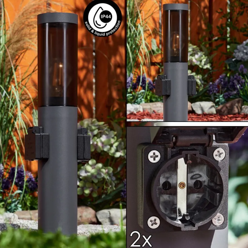 Borne Lumineusegaborone Anthracite, 1 Lumiere