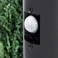 Borne Lumineusegaborone Anthracite, 1 Lumiere, Detecteur De Mouvement