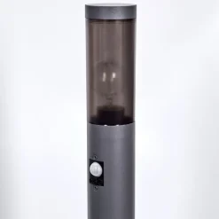 Borne Lumineusegaborone Anthracite, 1 Lumiere, Detecteur De Mouvement