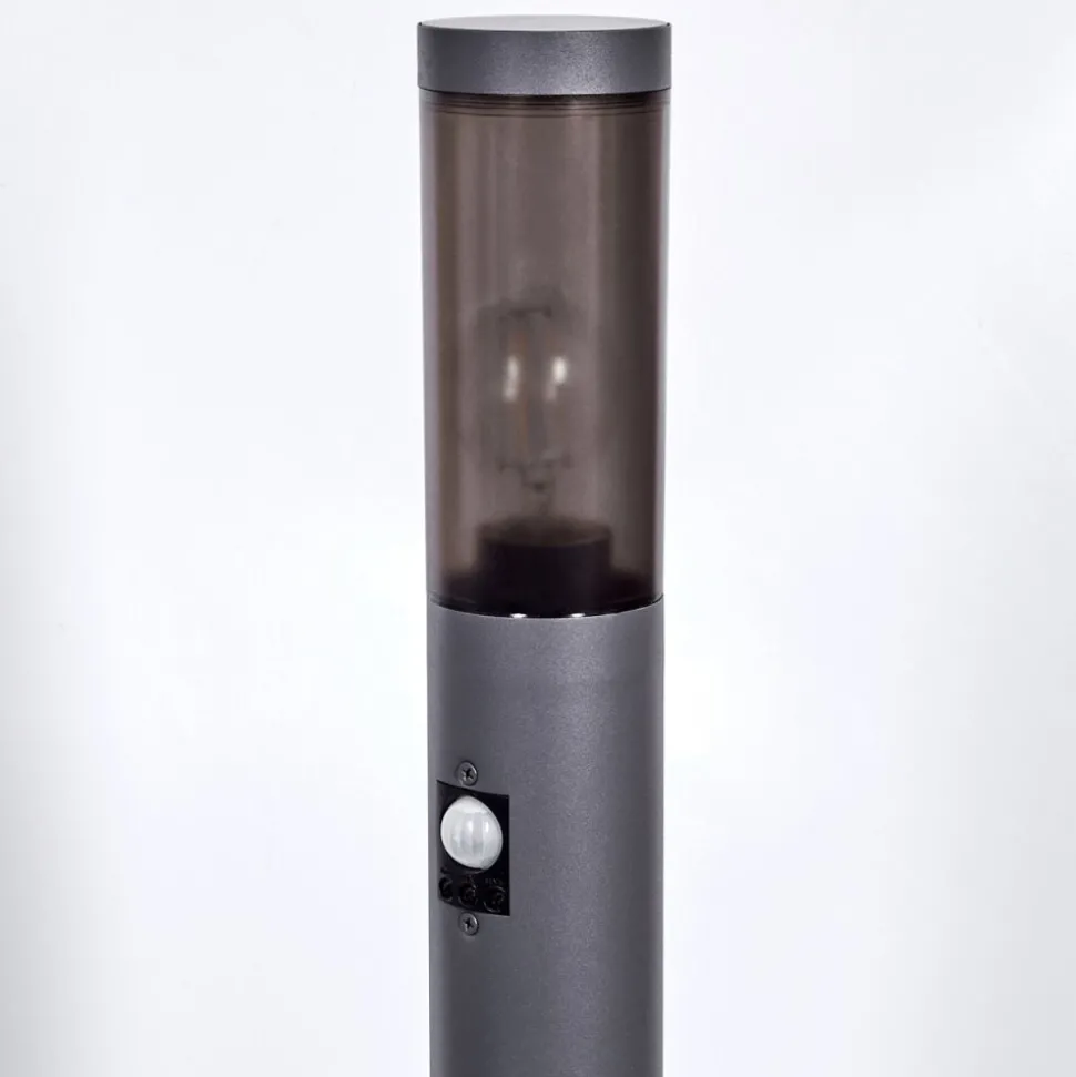Borne Lumineusegaborone Anthracite, 1 Lumiere, Detecteur De Mouvement