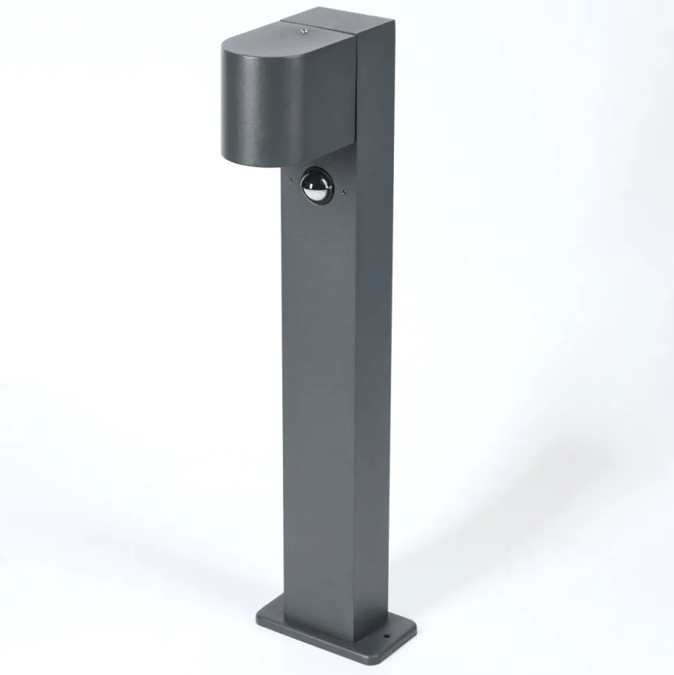 Borne Lumineusekingstown Anthracite, 1 Lumiere, Detecteur De Mouvement