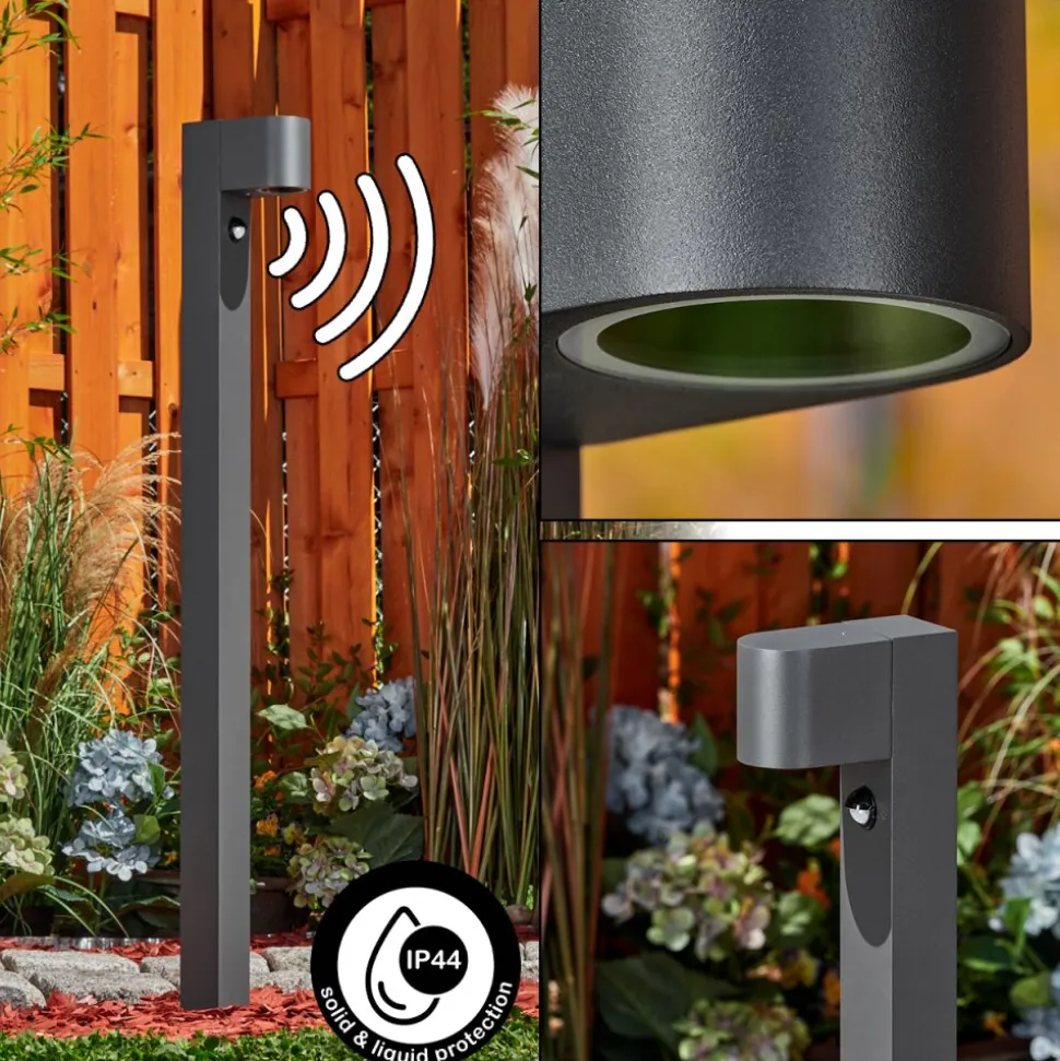 Borne Lumineusekingstown Anthracite, 1 Lumiere, Detecteur De Mouvement