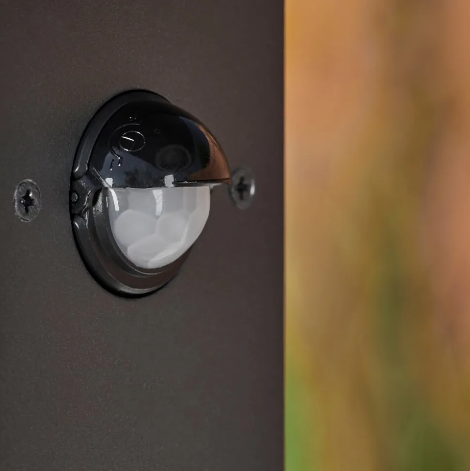 Borne Lumineusekingstown Anthracite, 1 Lumiere, Detecteur De Mouvement