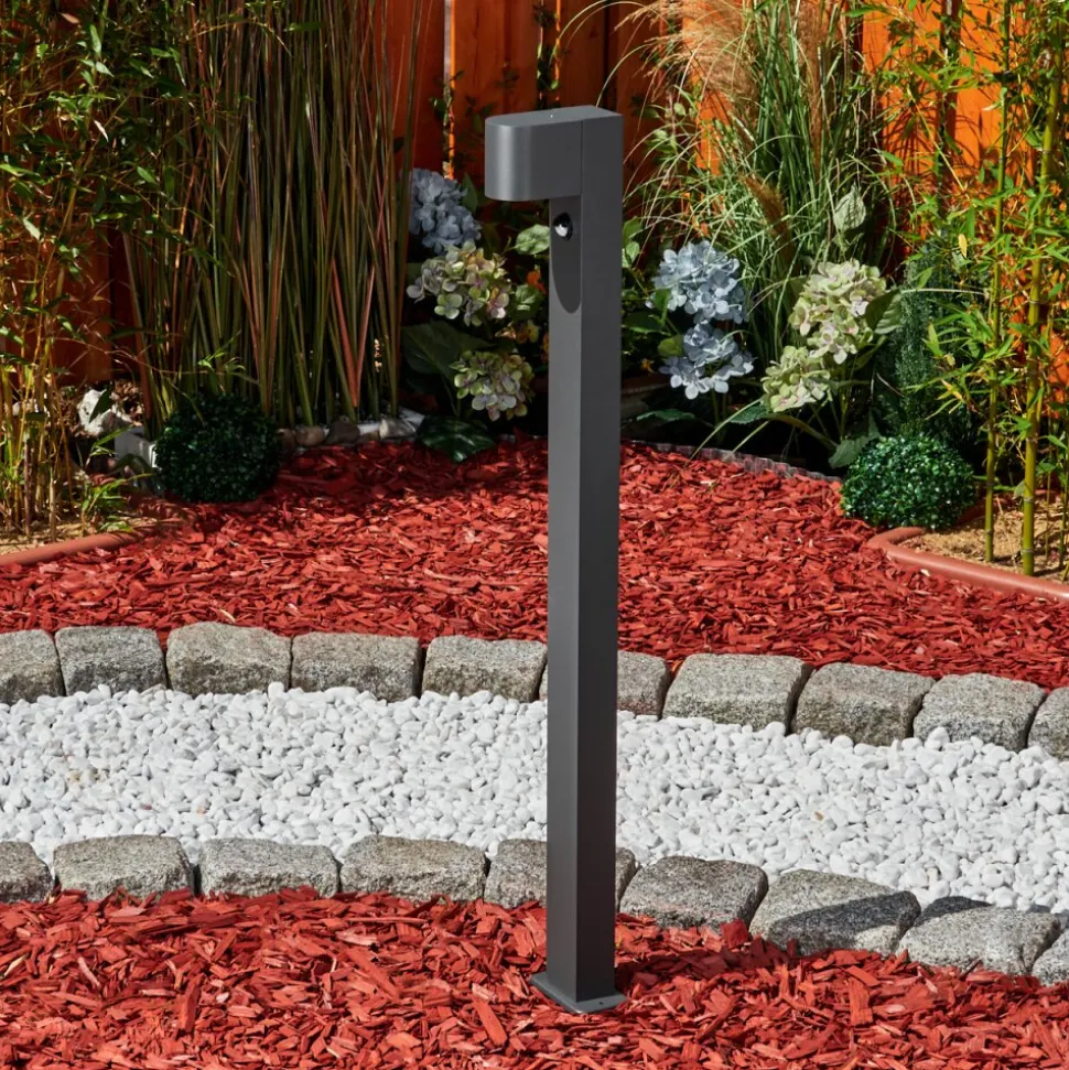 Borne Lumineusekingstown Anthracite, 1 Lumiere, Detecteur De Mouvement