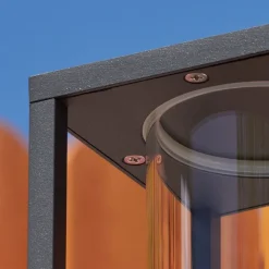 Borne Lumineuseoiba Anthracite, 1 Lumiere