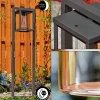 Borne Lumineuseparkkola Anthracite, 1 Lumiere
