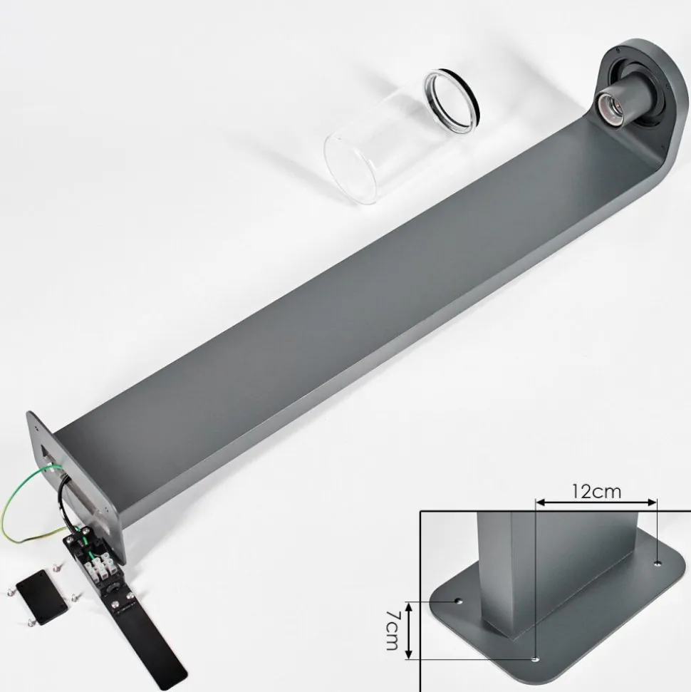 Borne Lumineuseradnor Anthracite, 1 Lumiere