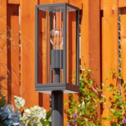 Borne Lumineuseradnor Anthracite, 1 Lumiere