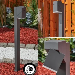 Borne Lumineusetoogong Led Anthracite, 1 Lumiere