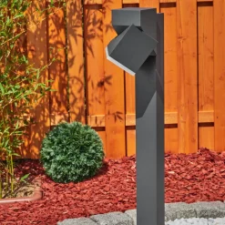 Borne Lumineusetoogong Led Anthracite, 1 Lumiere