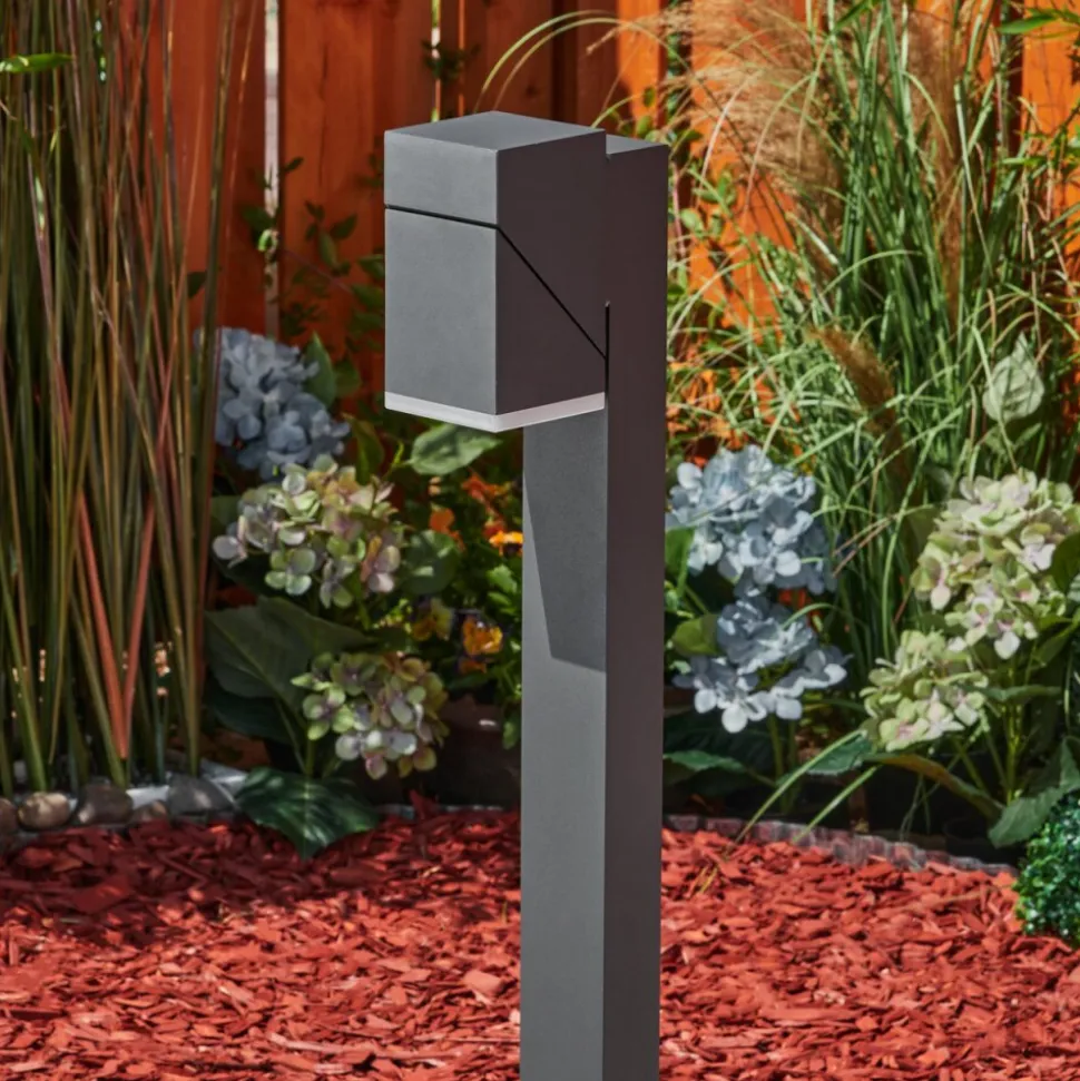 Borne Lumineusetoogong Led Anthracite, 1 Lumiere
