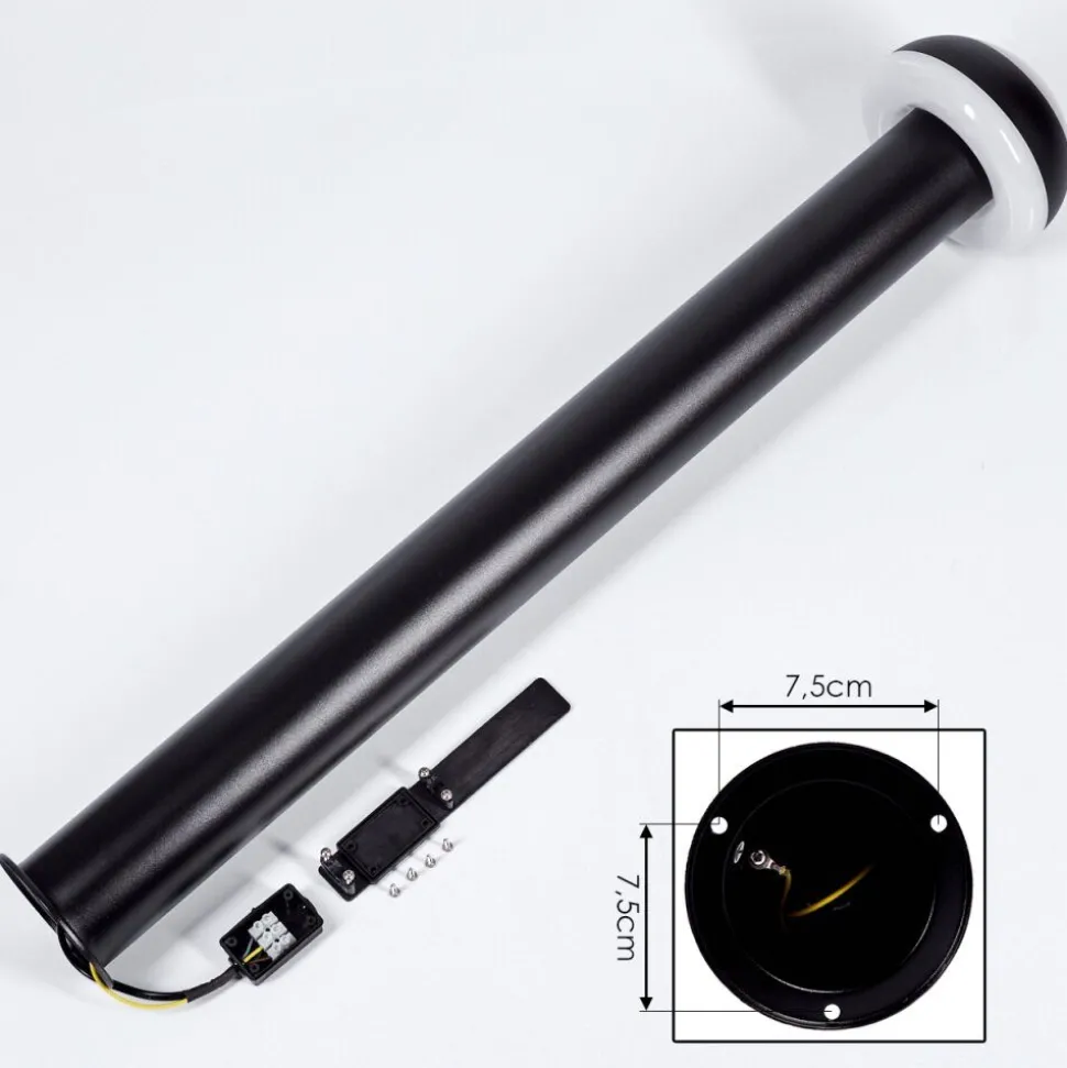 Borne Lumineusevinara Led Noir, 1 Lumiere
