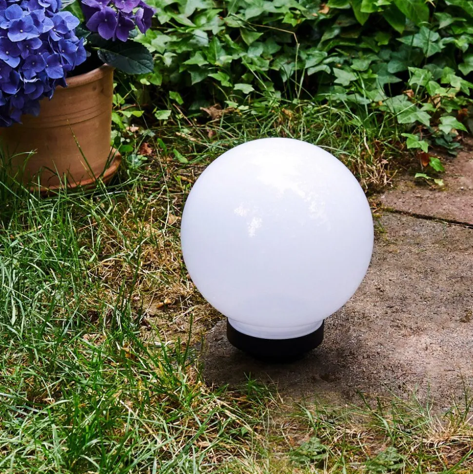 Boule Lumineuse Campinas Led Noir, Blanc, 1 Lumiere