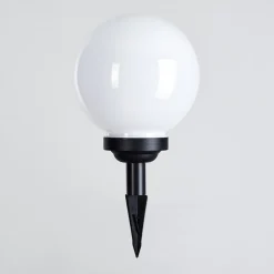 Boule Lumineuse Campinas Led Noir, Blanc, 1 Lumiere