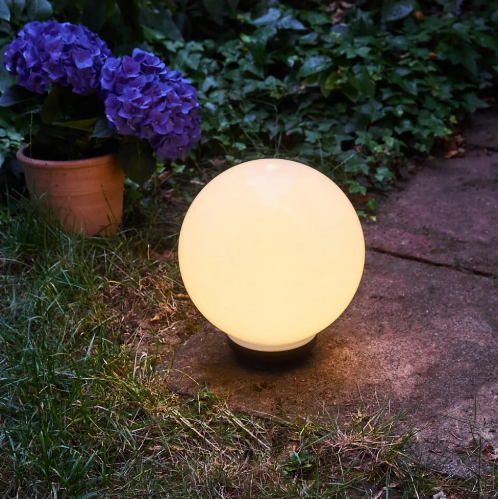 Boule Lumineuse Campinas Led Noir, Blanc, 1 Lumiere