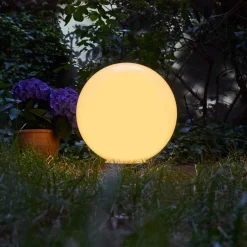 Boule Lumineuse Campinas Led Noir, Blanc, 1 Lumiere