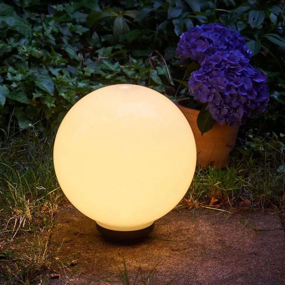 Boule Lumineuse Campinas Led Noir, Blanc, 1 Lumiere