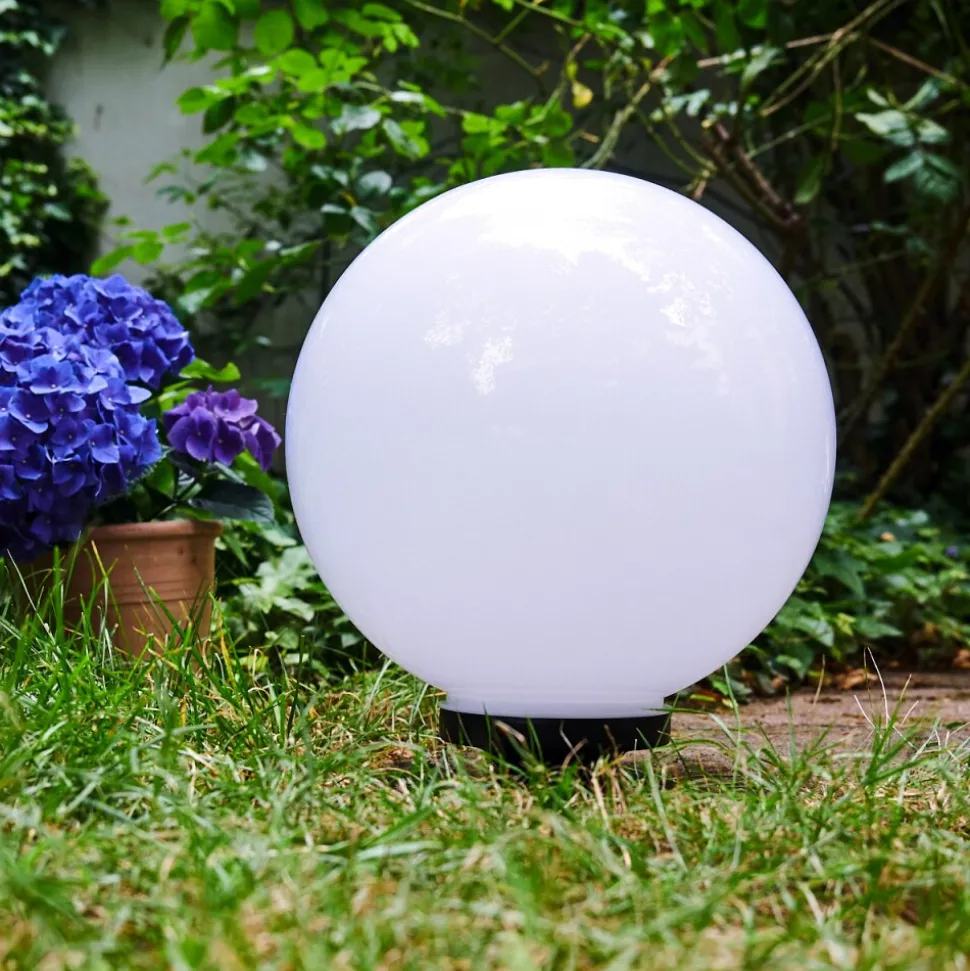 Boule Lumineuse Campinas Led Noir, Blanc, 1 Lumiere