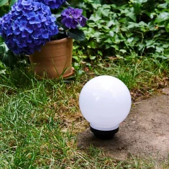 Boule Lumineuse Campinas Led Noir, Blanc, 1 Lumiere