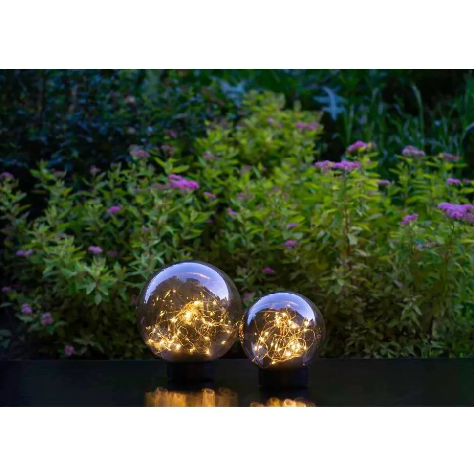 Boule Lumineuse Eglo Z_Solar Led Noir, 20 Lumieres