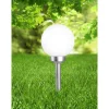 Boule Lumineuse Globo Solar Led Argente, 1 Lumiere
