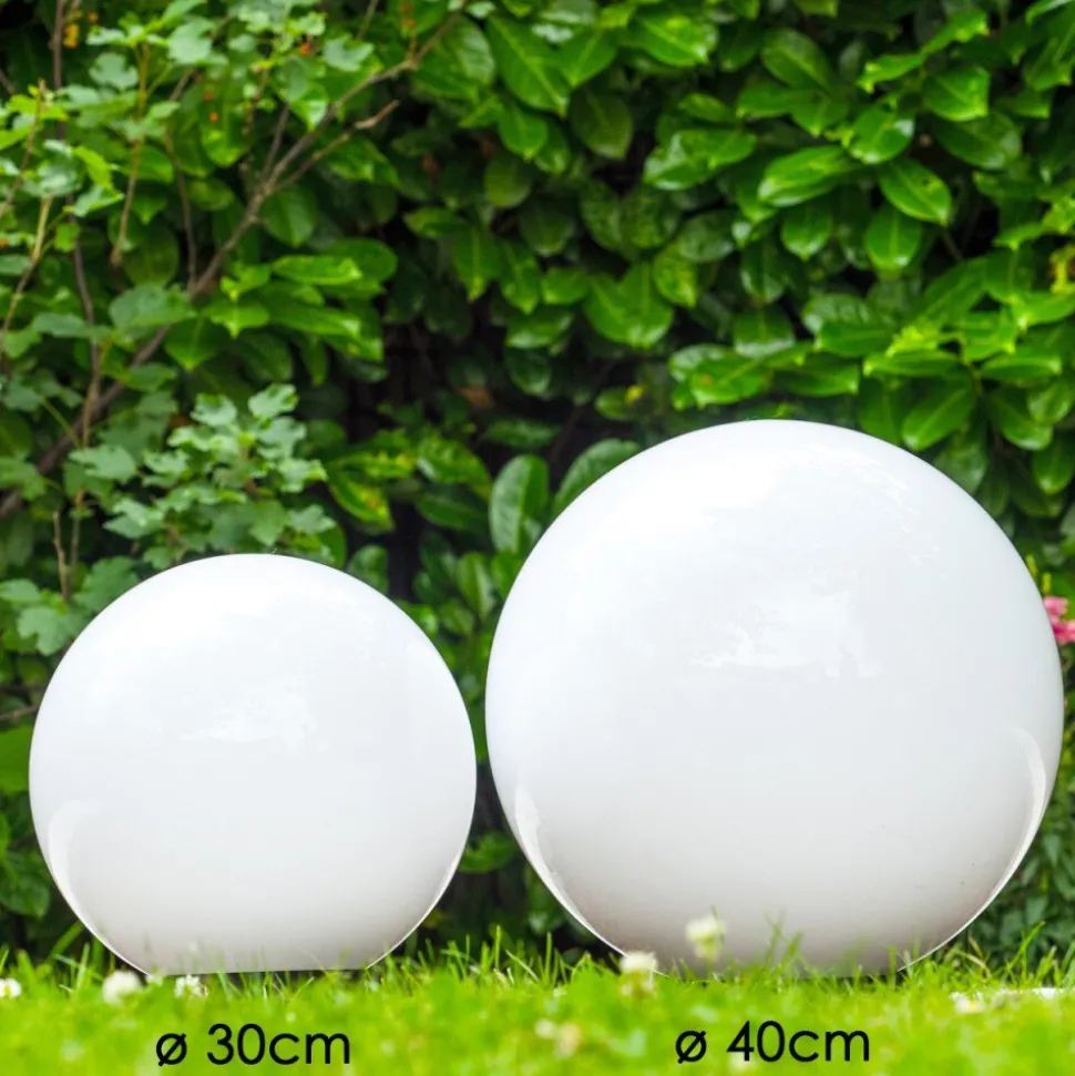 Boule Lumineuse Miau Blanc, 2 Lumieres
