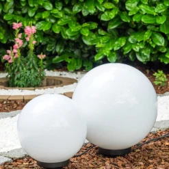 Boule Lumineuse Miau Blanc, 2 Lumieres