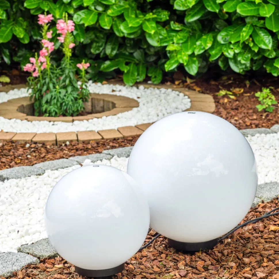 Boule Lumineuse Miau Blanc, 2 Lumieres
