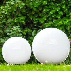 Boule Lumineuse Miau Blanc, 2 Lumieres