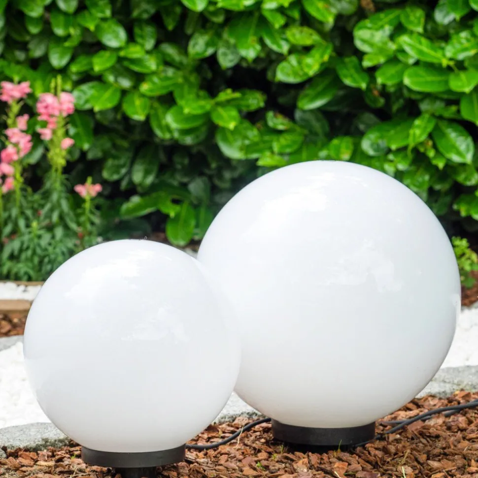Boule Lumineuse Miau Blanc, 2 Lumieres