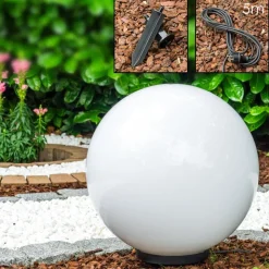 Boule Lumineuse Miau Blanc, 1 Lumiere