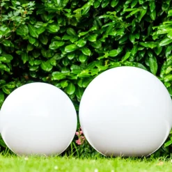 Boule Lumineuse Miau Blanc, 2 Lumieres