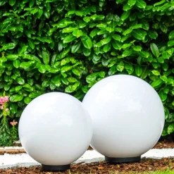 Boule Lumineuse Miau Blanc, 2 Lumieres