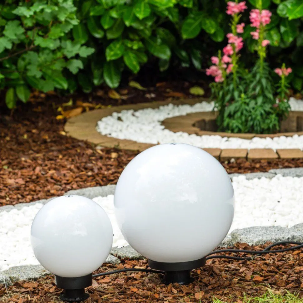 Boule Lumineuse Miau Blanc, 2 Lumieres