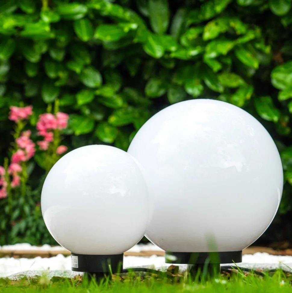 Boule Lumineuse Miau Blanc, 2 Lumieres