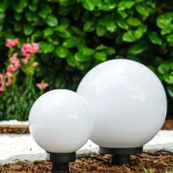 Boule Lumineuse Miau Blanc, 2 Lumieres