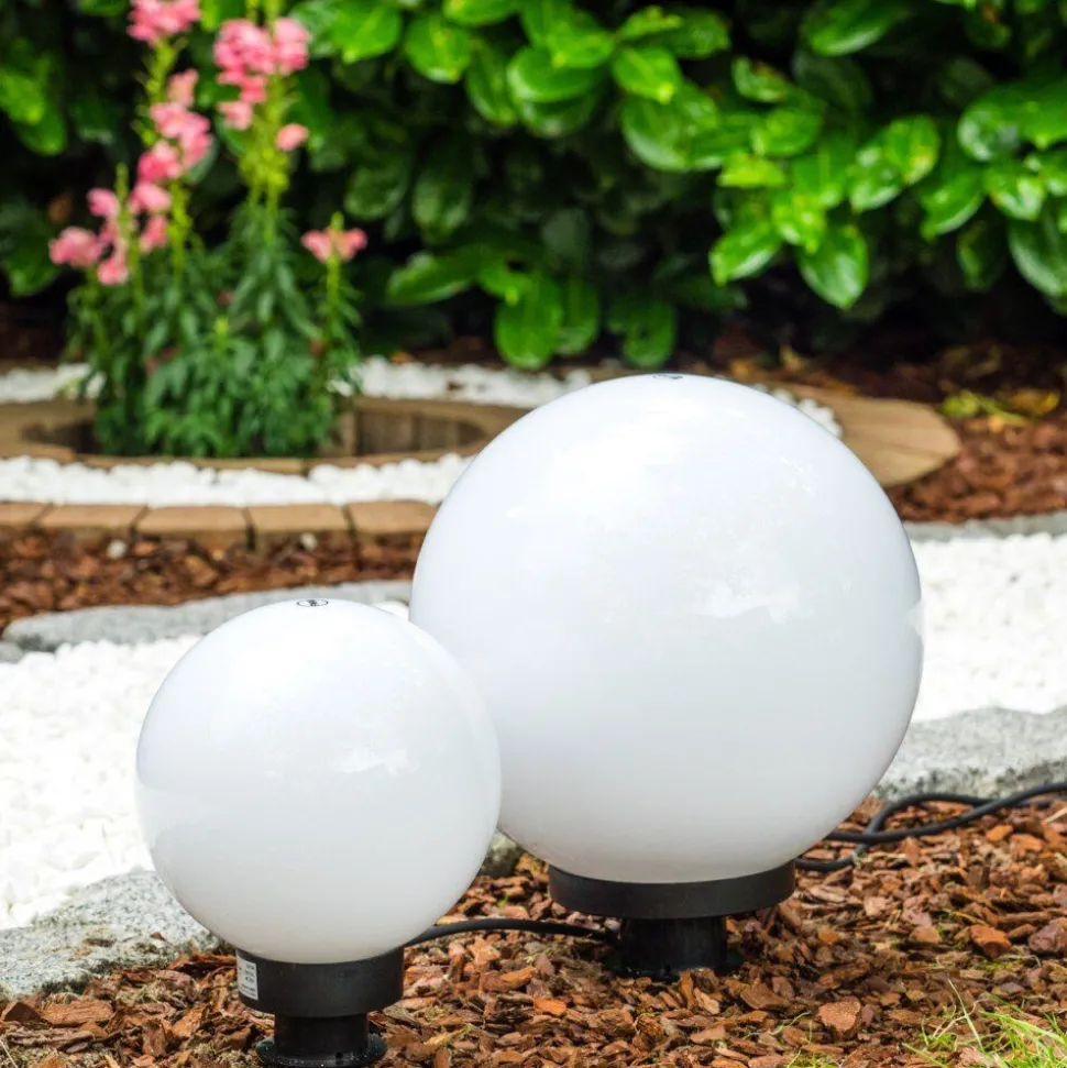 Boule Lumineuse Miau Blanc, 2 Lumieres