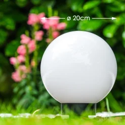 Boule Lumineuse Miau Blanc, 1 Lumiere